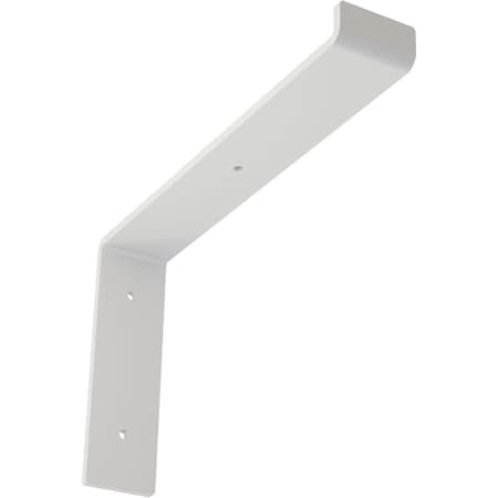 Ekena Millwork Steel Truss Shelf Bracket, White Primer 2"W x 12"D x 7 3/4"H BKTM02X12X07TSPWH